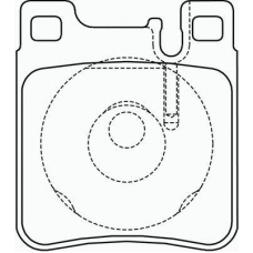 T1050-ECO PAGID Комплект тормозных колодок, дисковый тормоз