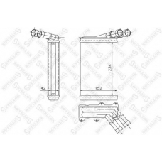 10-35005-SX STELLOX Теплообменник, отопление салона