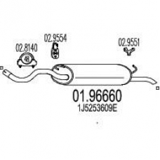 01.96660 MTS Глушитель выхлопных газов конечный