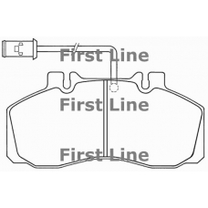 FBP1600 FIRST LINE Комплект тормозных колодок, дисковый тормоз