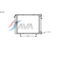 RT2125 AVA Радиатор, охлаждение двигателя