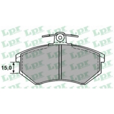 05P216 LPR Комплект тормозных колодок, дисковый тормоз