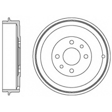 VBD40 MOTAQUIP Тормозной барабан
