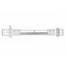 FHY2451 FERODO Тормозной шланг