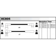 XC805 QUINTON HAZELL Ккомплект проводов зажигания