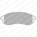 LP1808 DELPHI Комплект тормозных колодок, дисковый тормоз
