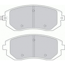 FSL1639 FERODO Комплект тормозных колодок, дисковый тормоз