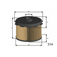 FM646 MISFAT Топливный фильтр