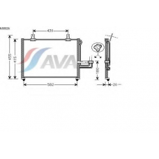 KA5026 AVA Конденсатор, кондиционер