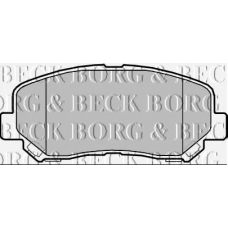 BBP2355 BORG & BECK Комплект тормозных колодок, дисковый тормоз