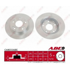 C44033ABE ABE Тормозной диск