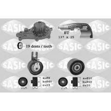 3900014 SASIC Водяной насос + комплект зубчатого ремня