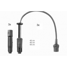0300891449 BERU Комплект проводов зажигания