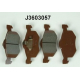 J3603057 NIPPARTS Комплект тормозных колодок, дисковый тормоз