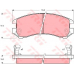 GDB882 TRW Комплект тормозных колодок, дисковый тормоз