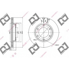 BD1821 DJ PARTS Тормозной диск