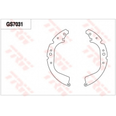 GS7031 TRW Комплект тормозных колодок