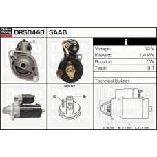 DRS8440 DELCO REMY Стартер