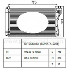 PXNCA-080 Parts mall Конденсатор, кондиционер