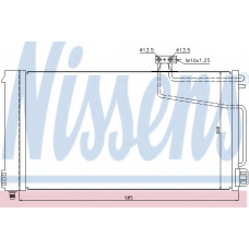940145 NISSENS Конденсатор, кондиционер