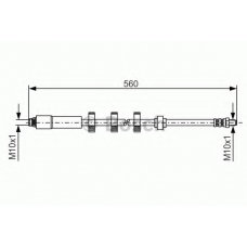 1 987 481 290 BOSCH Тормозной шланг