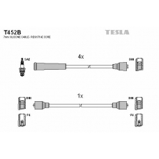T452B TESLA Комплект проводов зажигания