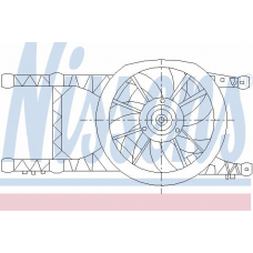 85484 NISSENS Вентилятор, охлаждение двигателя