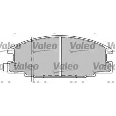 597093 VALEO Комплект тормозных колодок, дисковый тормоз