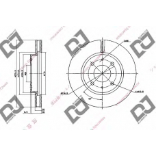 BD1385 DJ PARTS Тормозной диск