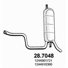 28.7048 ASSO Глушитель выхлопных газов конечный