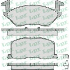 05P560 LPR Комплект тормозных колодок, дисковый тормоз