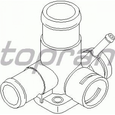 107 327 TOPRAN Фланец охлаждающей жидкости