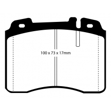 DP4927R EBC Brakes Колодки тормозные