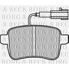 BBP2240 BORG & BECK Комплект тормозных колодок, дисковый тормоз