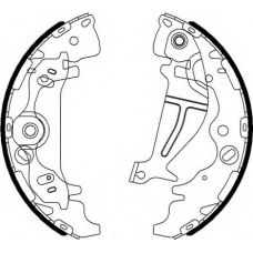 8DB 355 022-041 HELLA Комплект тормозных колодок