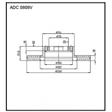 ADC 0808V Allied Nippon Гидравлические цилиндры