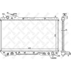 10-25152-SX STELLOX Радиатор, охлаждение двигателя