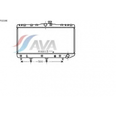 TO2180 AVA Радиатор, охлаждение двигателя