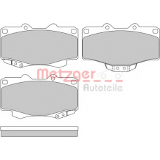 1170428 METZGER Комплект тормозных колодок, дисковый тормоз