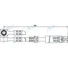 HOS3115 APEC Тормозной шланг