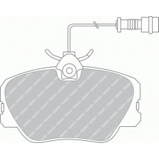 FDB415 FERODO Комплект тормозных колодок, дисковый тормоз