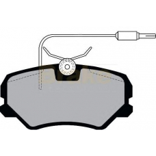 PA1041 BRAKE ENGINEERING Комплект тормозных колодок, дисковый тормоз