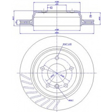 142.1190 CAR Тормозной диск