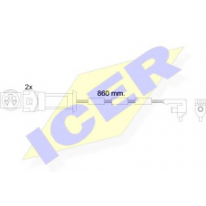 610450 E C ICER Сигнализатор, износ тормозных колодок