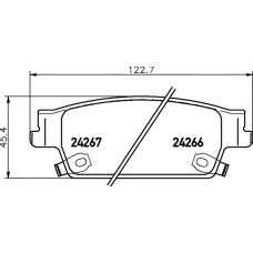 8DB 355 012-231 HELLA PAGID Комплект тормозных колодок, дисковый тормоз