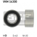 VKM 14300 SKF Натяжной ролик, ремень грм