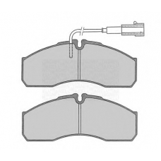 363916060479 MAGNETI MARELLI Комплект тормозных колодок, дисковый тормоз