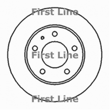 FBD502 FIRST LINE Тормозной диск