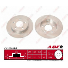 C43038ABE ABE Тормозной диск