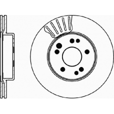 MDC767 MINTEX Тормозной диск